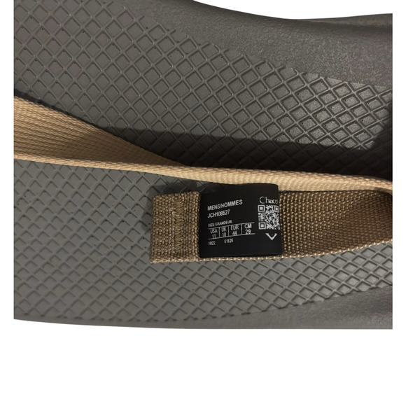 Chaco Bodhi Classic Sandals Earth Gray Beige Adjustable Strap Men\'s Size 11 New main image 5
